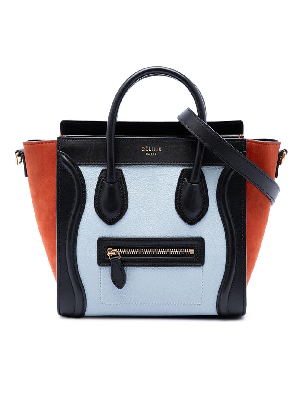 Celine Nano Tricolor Nubuck And Drummed #362534C90B
